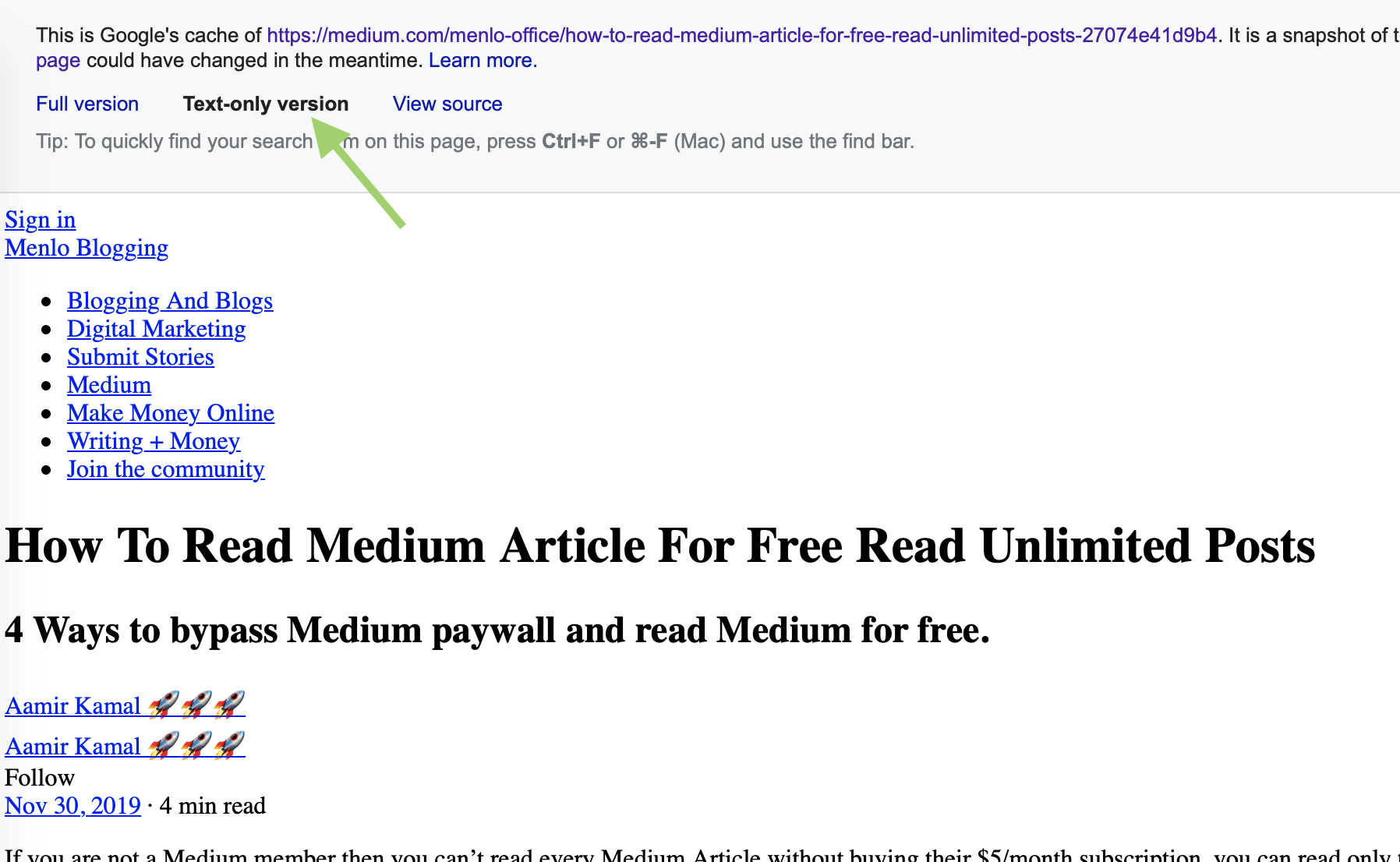 how to read medium posts for free